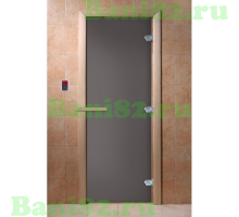 Дверь графит мат. 80х190 DoorWood