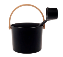 Набор SIMPLE BLACK шайка 5л+черпак 42 см