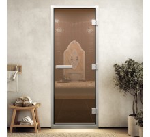 Дверь Хаммам 70*190 DoorWood (бронза)
