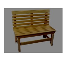 Скамья без подлокотников 1200х480х870 Термо