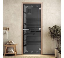 Дверь Графит 70х190 DoorWood "Греция"